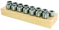 DA180 33 Piece Collet Set - Range: 1/4" - 3/4" by 64th - Exact Tool & Supply
