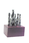 6 Pc. HSS Double-End End Mill Set - Exact Tool & Supply
