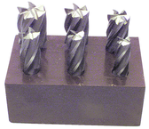 6 Pc. HSS Reduced Shank End Mill Set - Exact Tool & Supply
