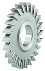 3 x 1/2 x 1 - Cobalt - Straight Side Tooth Milling Cutter - 20T - TiAlN Coated - Exact Tool & Supply