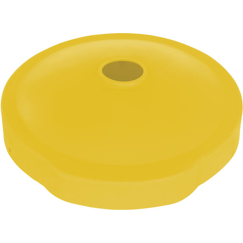 Drum Recyc Flap 55Gal(Closed/Open) Yellow - Exact Tool & Supply