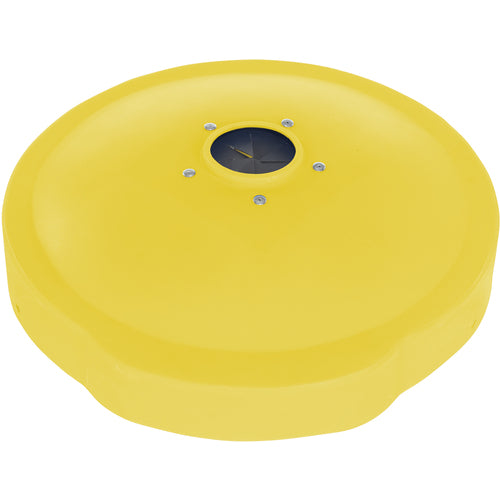 Drum Recyc Lid 55 Gal(Closed/Open) Yellow - Exact Tool & Supply