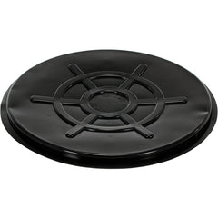 Blk Plastic Drum Cover Close Head 55 Gal - Exact Tool & Supply