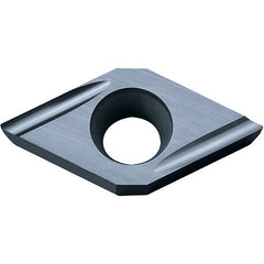 DCET 32502 F-USF TN60, 0.0039″ Corner Radius, 5/32″ Thick, 3/8″ Inscribed Circle, TiCN/NbC, Diamond, Turning Indexable Insert - Exact Tool & Supply