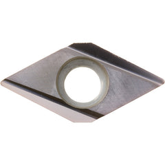 DCGT 32502 MF-J PR1225, 0.0039″ Corner Radius, 5/32″ Thick, 3/8″ Inscribed Circle, MEGACOAT, Diamond, Turning Indexable Insert - Exact Tool & Supply