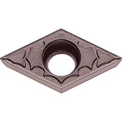 DCGT 32502 MP-CF PR1225, 0.0039″ Corner Radius, 5/32″ Thick, 3/8″ Inscribed Circle, MEGACOAT, Diamond, Turning Indexable Insert - Exact Tool & Supply