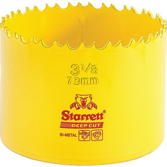 ‎3-1/8″ HSS Deep Cut Hole Saw - Starrett - Exact Tool & Supply