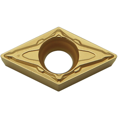 DCMT 3252 PP PV710, 1/32″ Corner Radius, 5/32″ Thick, 3/8″ Inscribed Circle, TiCN (MEGACOAT NANO), Diamond, Turning Indexable Insert - Exact Tool & Supply