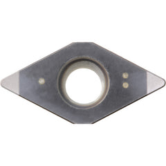 DCMW 3251 MET KBN25M, 1/64″ Corner Radius, 5/32″ Thick, 3/8″ Inscribed Circle, MEGACOAT, Diamond, Turning Indexable Insert - Exact Tool & Supply