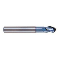1" Dia. - 4" OAL - TiCN CBD-Ball Nose HP End Mill-3 FL - Exact Tool & Supply