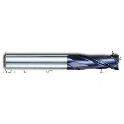 3/4" Dia. - 2" LOC - 4-1/2" OAL - 2 FL Carbide S/E HP End Mill-AlTiN - Exact Tool & Supply