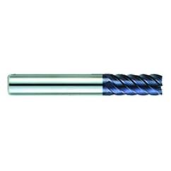 5/8" Dia. - 1-3/4" LOC - 4-1/4" OAL - 6 FL Carbide S/E HP End Mill-AlTiN - Exact Tool & Supply