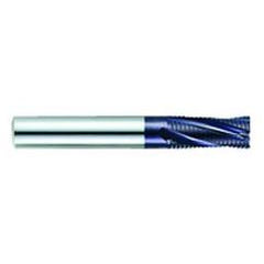 1/4" Dia. - 2-1/2" OAL - TiAlN CBD - Roughing HP End Mill - 3 FL - Exact Tool & Supply