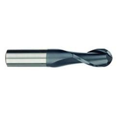 5/16" Dia. - 2-1/2" OAL - AlTiN CBD - Ball End SE EM - 2 FL - Exact Tool & Supply