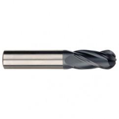 1/4" Dia. - 2-1/2" OAL - AlTiN CBD - Ball End SE EM - 4 FL - Exact Tool & Supply