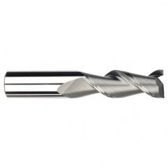 1/4" Dia. - 1-1/4" LOC - 3" OAL - 2 FL Carbide S/E HP End Mill-Uncoated - Exact Tool & Supply