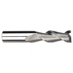 1/4" Dia. - 1-1/4" LOC - 3" OAL - 2 FL Carbide S/E HP End Mill-Uncoated - Exact Tool & Supply