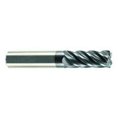 3/4" Dia. - 3-1/4" LOC - 6" OAL - .120 Radius 5 FL Carbide S/E HP End Mill-AlCrNX - Exact Tool & Supply