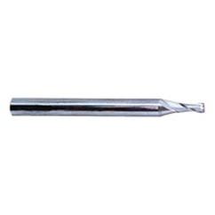 5/16" Dia. - 2" OAL - Ball Nose SE TiCN Carbide End Mill - 2 FL - Exact Tool & Supply