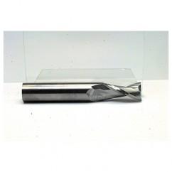 6mm Dia. x 63mm Overall Length 2-Flute Square End Solid Carbide SE End Mill-Round Shank-Center Cut-AlTiN - Exact Tool & Supply