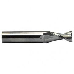2mm Dia. x 45mm Overall Length 2-Flute Square End Solid Carbide SE End Mill-Round Shank-Center Cut-WXL - Exact Tool & Supply
