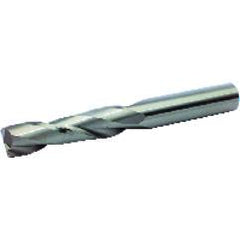 7/16 Dia. x 6 Overall Length 2-Flute Square End Solid Carbide SE End Mill-Round Shank-Center Cut-TiN - Exact Tool & Supply