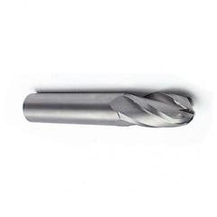 6mm Dia. - 63mm OAL - Ball Nose SE AlTiN Carbide End Mill - 4 FL - Exact Tool & Supply