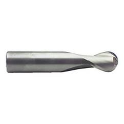 20mm Dia. - 100mm OAL - TiN CBD - Ball End SE EM - 2 FL - Exact Tool & Supply