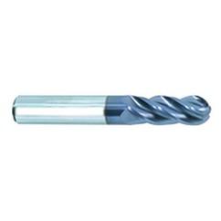 1/4" Dia. - 2-1/2"OAL - AlTiN CBD-Vari Helix-BE HP End Mill-4 FL - Exact Tool & Supply