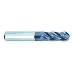1/4" Dia. - 2-1/2"OAL - AlTiN CBD-Vari Helix-BE HP End Mill-4 FL - Exact Tool & Supply