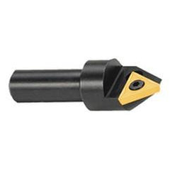 60° Point - 1-1/4" Min - 3/4" SH - Indexable Countersink & Chamfering Tool - Exact Tool & Supply