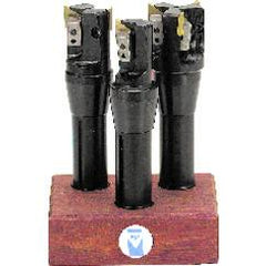 1-1/4; 1-1/2; 2" Dia x 3/4" SH-Holds Inserts - End Mill Set - Exact Tool & Supply