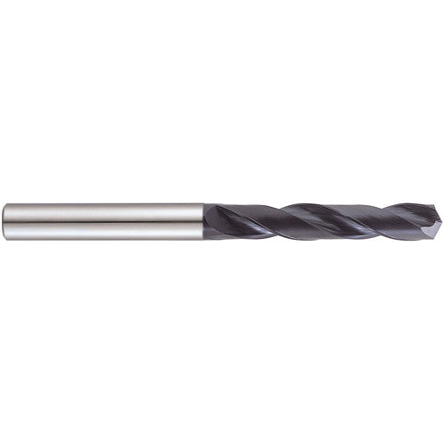 18.3 mm Dia. × 20 mm Shank × 79 mm Flute Length × 131 mm OAL, 3xD, 140°, TiAlN, 2 Flute, External Coolant, Straight Solid Carbide Drill - Exact Tool & Supply