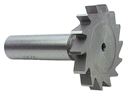 3/8" Dia. - HSS - Woodruff Slotting Shank Type Cutter - Exact Tool & Supply