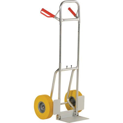 Fold-Down Aluminum Hand Truck-Yel Ureth - Exact Tool & Supply