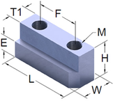 KW6JN7 Jaw Nut For 1.5mm Serrated Hard Jaw - Exact Tool & Supply