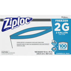 Ziploc Brand Freezer Bags 2 Gallon 682254] (10019800707610) - Exact Tool & Supply