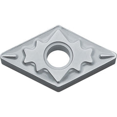 DNMG 331 HQ CA5515, 1/64″ Corner Radius, 3/16″ Thick, 3/8″ Inscribed Circle, TiCnulll2O3/TiN, Diamond, Turning Indexable Insert - Exact Tool & Supply
