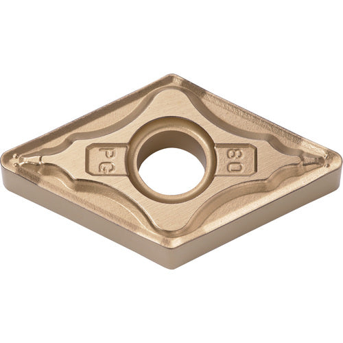 DNMG 441 PG TN610, 1/64″ Corner Radius, 1/4″ Thick, 1/2″ Inscribed Circle, TiCN, Diamond, Turning Indexable Insert - Exact Tool & Supply