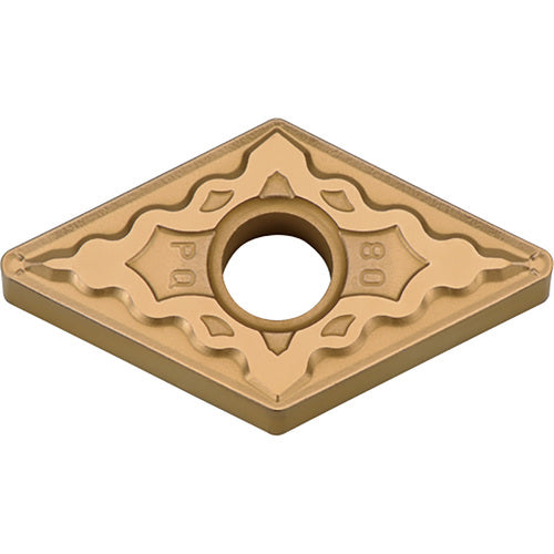 DNMG 433 PQ TN610, 3/64″ Corner Radius, 3/16″ Thick, 1/2″ Inscribed Circle, TiCN, Diamond, Turning Indexable Insert - Exact Tool & Supply