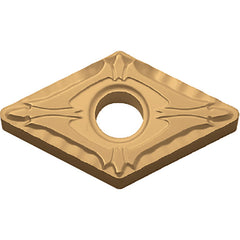DNMG 432 XP PV7025, 1/32″ Corner Radius, 3/16″ Thick, 1/2″ Inscribed Circle, TiCN (MEGACOAT), Diamond, Turning Indexable Insert - Exact Tool & Supply