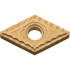 DNMG 432 XQ CA530, 1/32″ Corner Radius, 3/16″ Thick, 1/2″ Inscribed Circle, TiCnulll2O3/TiN, Diamond, Turning Indexable Insert - Exact Tool & Supply