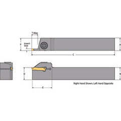 ‎DETGFR16-030D-M14 Tool Holder - Exact Tool & Supply