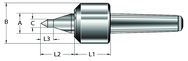 PLC-HDA-ELSP-MT3 - Heavy Duty - Live Center - Exact Tool & Supply