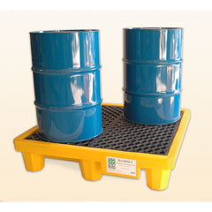 Ultra Spill Pallet Four Drum With Drain - Exact Tool & Supply