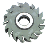 4 x 3/8 x 1 - HSS - Staggered Tooth Side Milling Cutter - Exact Tool & Supply