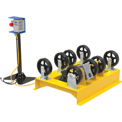 Drum Roller Mi x er - Horiz Ac 30/55 Gal 1000# Cap - Exact Tool & Supply