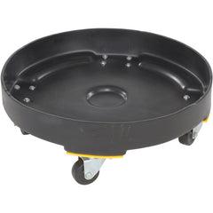 Drum Dolly Hd Poly Black 55 Gallon - Exact Tool & Supply