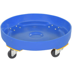Drum Dolly Hd Poly Blue 55 Gallon - Exact Tool & Supply