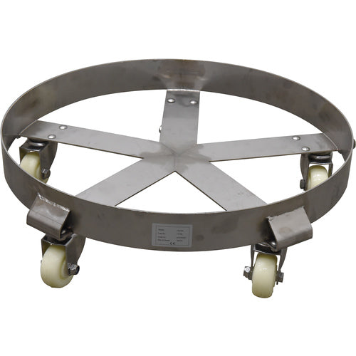 Stainless Steel Drum Dolly 5 Spoke - Exact Tool & Supply